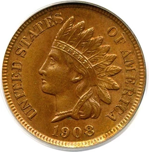 image for: 1908 1c PCGS MS64 RB