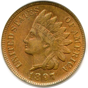 image for: 1897 1c PCGS MS64 RB
