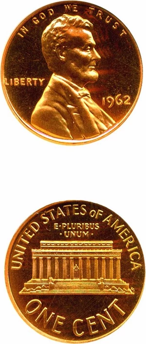 image for: 1962 1c NGC Proof 69 RD Cameo