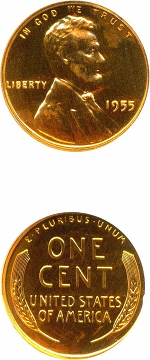 image for: 1955 1c NGC Proof 69 RD