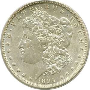 image for: 1894-O $1 PCGS AU55