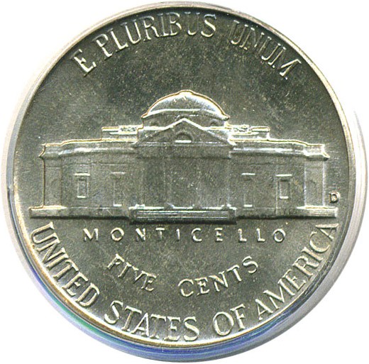 image for: 1952-D 5c  PCGS MS65 FS