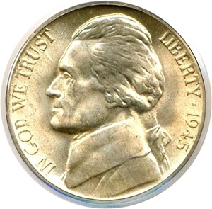 image for: 1945-P 5c PCGS MS66 FS