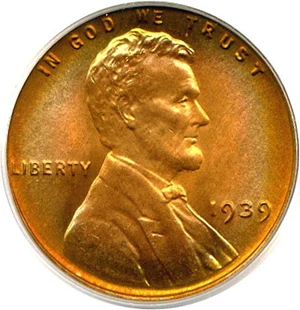 image for: 1939 1c PCGS MS67 RD