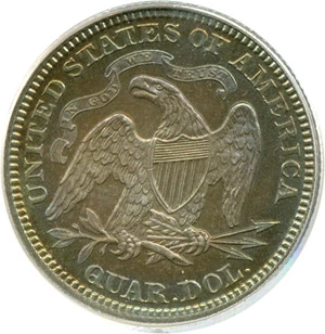 image for: 1872 25c PCGS Proof 64