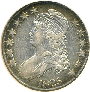 image for: 1825 50c NGC XF40