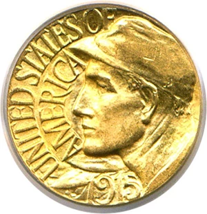 image for: 1915-S G$1 Panama-Pacific PCGS MS64