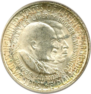 image for: 1951-S 50c Wash-Carver PCGS MS66
