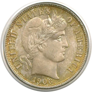 image for: 1906 10c PCGS MS66