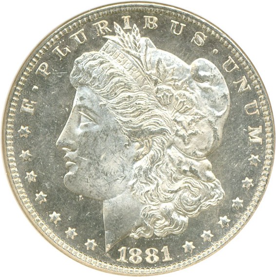 image for: 1881 $1  NGC MS63 DMPL