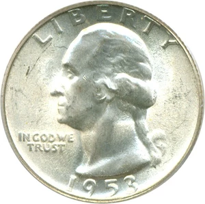image for: 1953-S 25c PCGS MS66