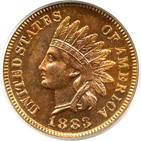 image for: 1883 1c  PCGS Proof 64 RD