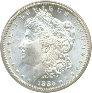 image for: 1885-CC $1 PCGS MS65