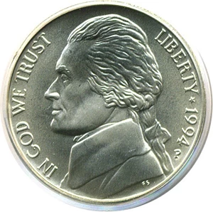 image for: 1994-P 5c SMS PCGS MS69 FS