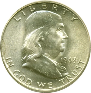 image for: 1948 50c PCGS MS65 FBL