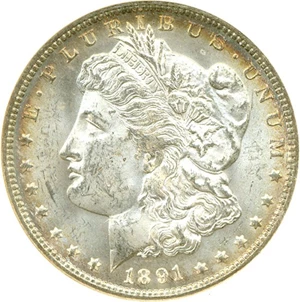 image for: 1891-O $1 NGC MS63