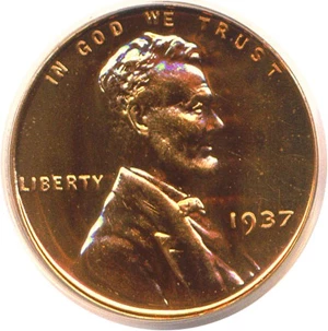 image for: 1937 1c PCGS Proof 66 RD