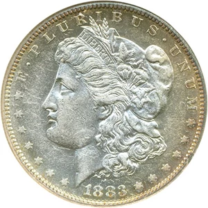 image for: 1883-S $1 NGC AU55