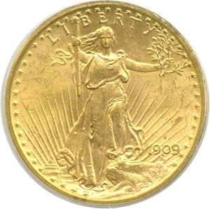 image for: 1909-S $20 PCGS MS63
