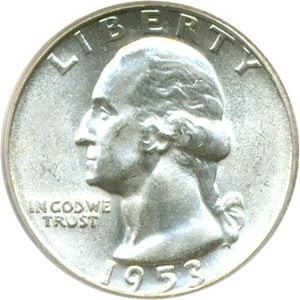 image for: 1953 25c PCGS MS65