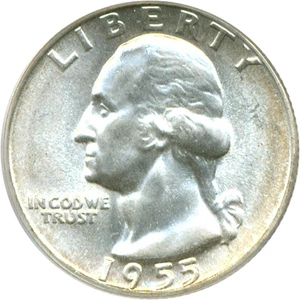 image for: 1955 25c PCGS MS66