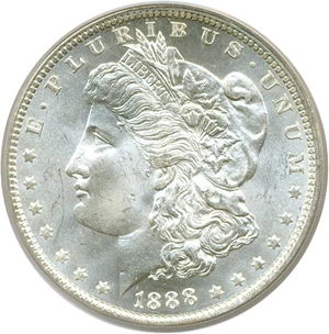 image for: 1888-O $1 PCGS MS65