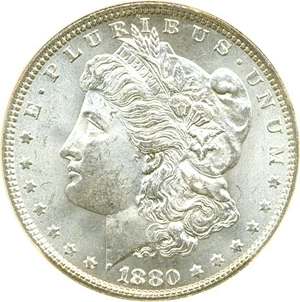 image for: 1880 $1 NGC MS65