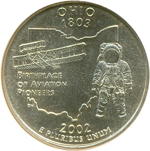 image for: 2002-P 25c Ohio NGC MS67