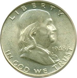 image for: 1948 50c PCGS MS65 FBL