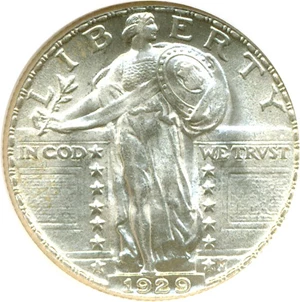 image for: 1929 25c NGC MS63 FH