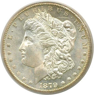 image for: 1879-CC $1 PCGS MS64