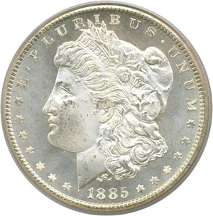 image for: 1885-CC $1 PCGS MS66 PL
