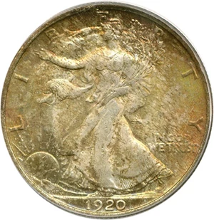 image for: 1920 50c PCGS MS65