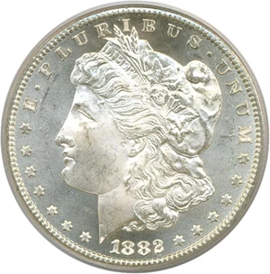image for: 1882-CC $1 PCGS MS66 PL