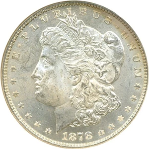 image for: 1878 7TF $1 Rev.'78 NGC MS64