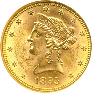 image for: 1895 $10 NGC MS64