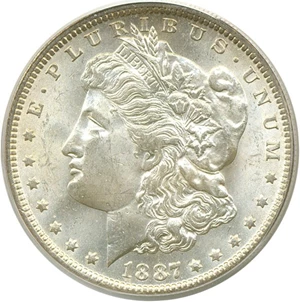 image for: 1887-O $1 PCGS MS64
