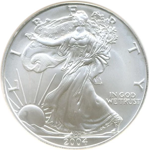 image for: 2004 $1 Silver Eagle NGC MS69