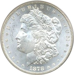 image for: 1878-CC $1 PCGS MS64
