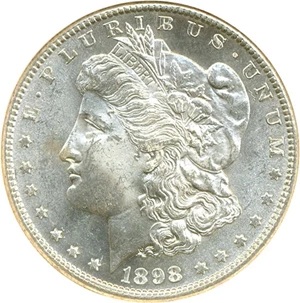 image for: 1898-S $1 NGC MS64 ex: Richmond Collection