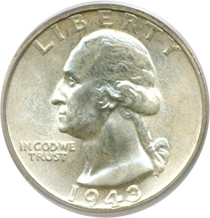 image for: 1943-D 25c PCGS MS66 ex: Omaha Bank Hoard