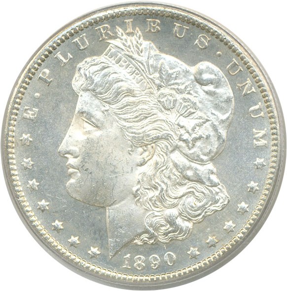 image for: 1890-CC $1  PCGS MS64 PL