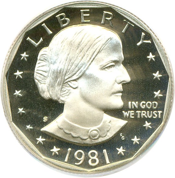 image for: 1981-S SBA$ Ty.1 PCGS Proof 69 DCameo