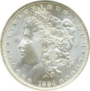 image for: 1884-O $1 NGC MS66