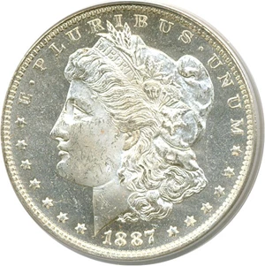 image for: 1887-O $1 PCGS MS64 PL