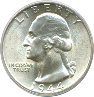 image for: 1944 25c PCGS MS66