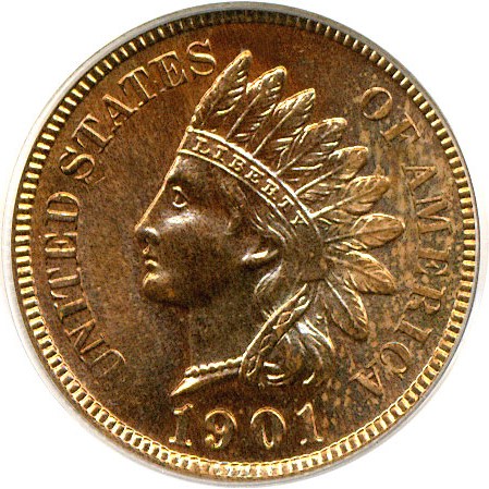 image for: 1901 1c  PCGS Proof 64 RD