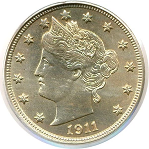 image for: 1911 5c PCGS MS65