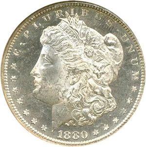 image for: 1880-S $1 NGC MS63 PL