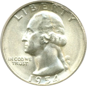 image for: 1954-S 25c PCGS MS66 ex: Omaha Bank Hoard